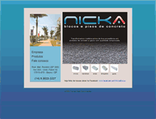 Tablet Screenshot of nicka.com.br